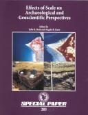 Cover of: Effects of scale on archaeological and geoscientific perspectives