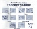 Cover of: Phonics Practice Readers : Teacher's Guide, Series A, Set 3: Brag, Brag, Brag, Here Comes the Bride, Glen Wit, Glub Glub, Scat Cat, Miss Swiss, Squire's ... Stan the Squid, at the Pond, Hunk of Junk