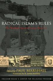 Cover of: Radical Islam's Rules: The Worldwide Spread of Extreme Shari'a Law