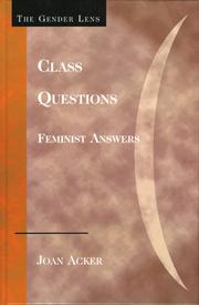 Class Questions by Joan Acker