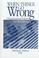 Cover of: When things go wrong