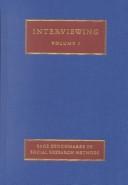 Cover of: Interviewing (SAGE Benchmarks in Social Research Methods series)