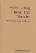 Cover of: Researching 'Race' and Ethnicity by Yasmin Gunaratnam