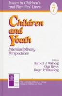 Cover of: Children and youth: interdisciplinary perspectives