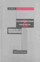 Cover of: Entrepreneurship and innovation | 
