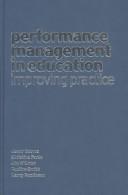 Cover of: Performance management in education: improving practice