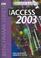 Cover of: Microsoft Access 2003 specialist and expert certification