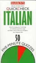 Cover of: Quick check Italian