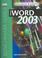 Cover of: Microsoft Word 2003 specialist and expert certification / Nita Rutkosky.