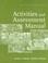 Cover of: Activities and Assessment Manual