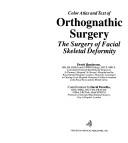 Cover of: Color atlas and text of orthognathic surgery  | Derek Henderson