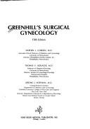 Cover of: Greenhill's surgical gynecology. by J. P. Greenhill