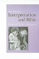 Cover of: Interpretation and Bible by Sean E. McEvenue