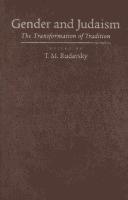 Cover of: Gender and Judaism by edited by T.M. Rudavsky.