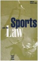 Cover of: Sports and the law by edited by Charles E. Quirk.