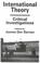 Cover of: International theory