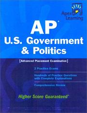 Cover of: Apex AP U.S. Government & Politics (Apex Learning)