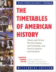 Cover of: The Timetables of American History by Arthur M. Schlesinger, Jr.