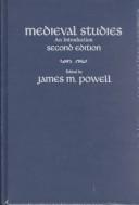 Cover of: Medieval studies by edited by James M. Powell.