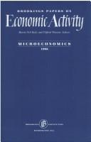 Cover of: Brookings Papers on Economic Activity Microeconomics, 1992 by Martin Neil Baily, Clifford Winston
