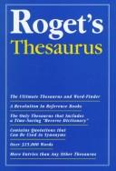 Cover of: Roget's Thesaurus by Marc McCutcheon