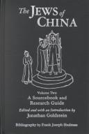 Cover of: The Jews of China: Historical and Comparative Perspectives  Vol. 1