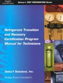 Cover of: Refrigerant transition and recovery certification: program manual for HVACR technicians