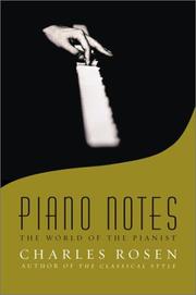 Cover of: Piano Notes