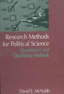 Research Methods for Political Science by David E. McNabb