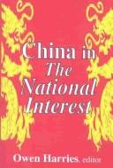 Cover of: China in The National Interest