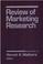 Cover of: Review of Marketing Research