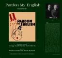 Cover of: Pardon My English - Vocal Score