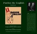 Pardon My English - Vocal Score