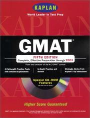 Cover of: GMAT: Fifth Edition (Kaplan)