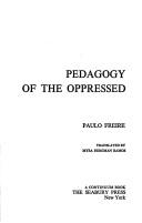 Cover of: Pedagogy of the Oppressed by Paulo Freire