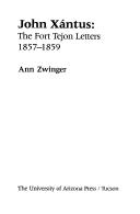 Cover of: John Xantus: The Fort Tejon Letters, 1857-1859