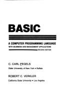Cover of: BASIC: a computer programming language, with business and management applications
