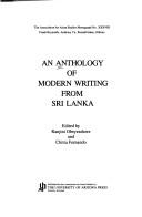 Cover of: An Anthology of modern writing from Sri Lanka