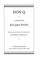 Cover of: Don Q: A Novel (A Continuum book)