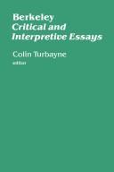 Cover of: Berkeley: Critical and Interpretive Essays