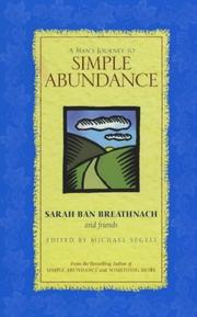 Cover of: A Man's Journey to Simple Abundance by Sarah Ban Breathnach