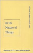 Cover of: In the nature of things by Jane Bennett and William Chaloupka, editors.