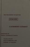 Cover of: Syncope: The Philosophy of Rapture
