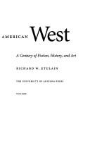 Cover of: Reimagining the Modern American West by Richard W. Etulain