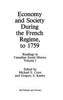 Cover of: Readings in Canadian social history
