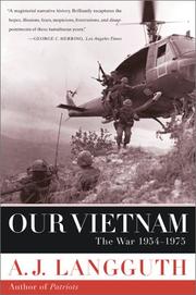 Cover of: Our Vietnam: The War 1954-1975