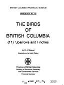 Cover of: The Birds of British Columbia. | 
