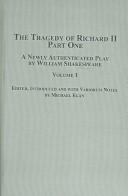 Cover of: The Tragedy of Richard II by Michael Egan