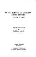 Cover of: An Anthology of Galician short stories by edited and translated by Kathleen March.