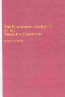 Cover of: The philosophy and ethics of the Vīraśaiva community